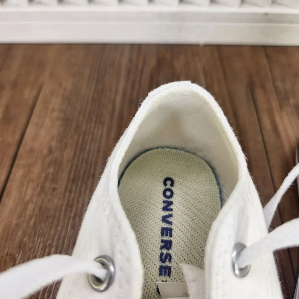 Converse Chuck Taylor All Star Infant Size 9 Optical White Canvas Shoes 7J256
